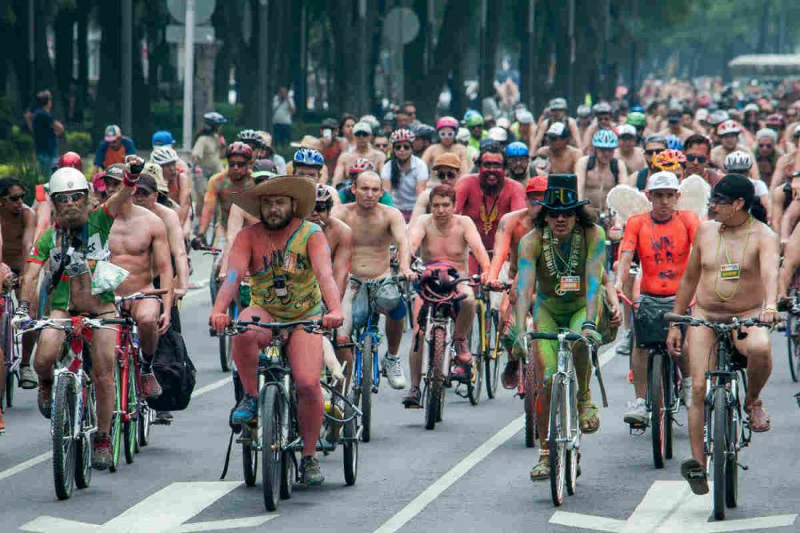 FOTOS Los ciclistas desnudos que rodaron en CDMX Capital México