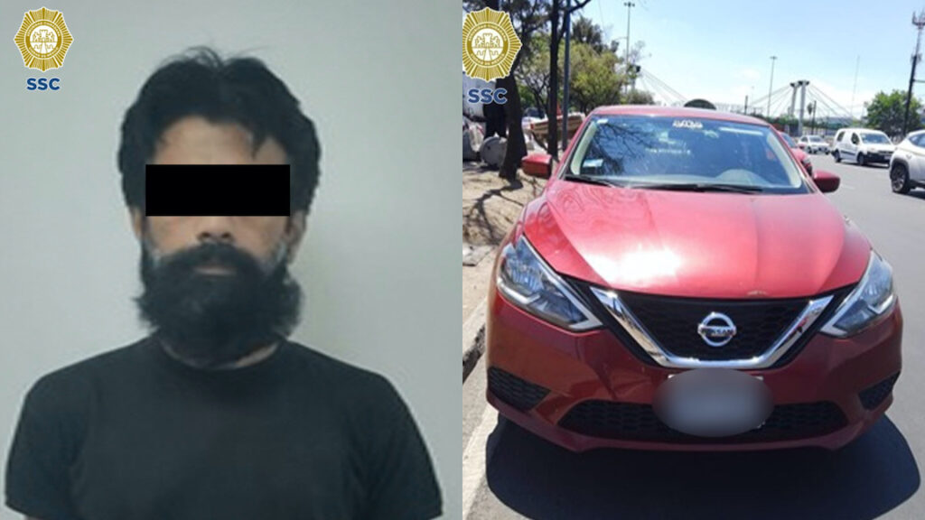 Policía CDMX detuvo a pakistaní que conducía un auto con reporte de robo
