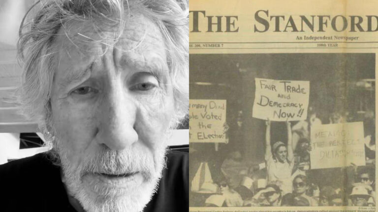 Tributo a la juventud y la lucha: Roger Waters felicita a Sheinbaum con una memoria de activismo