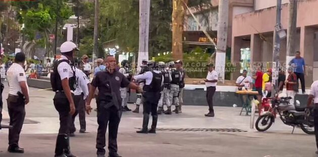 Pánico y heridos desató explosión en el Zócalo de Acapulco